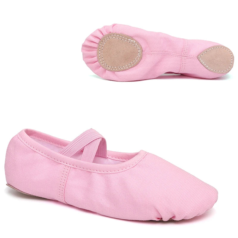 Girls Ballet Shoes For Children Woman Kids Ballet Slippers Women Teacher Ballet Flats Practise Dancing Shoes Salsa Training Shoe