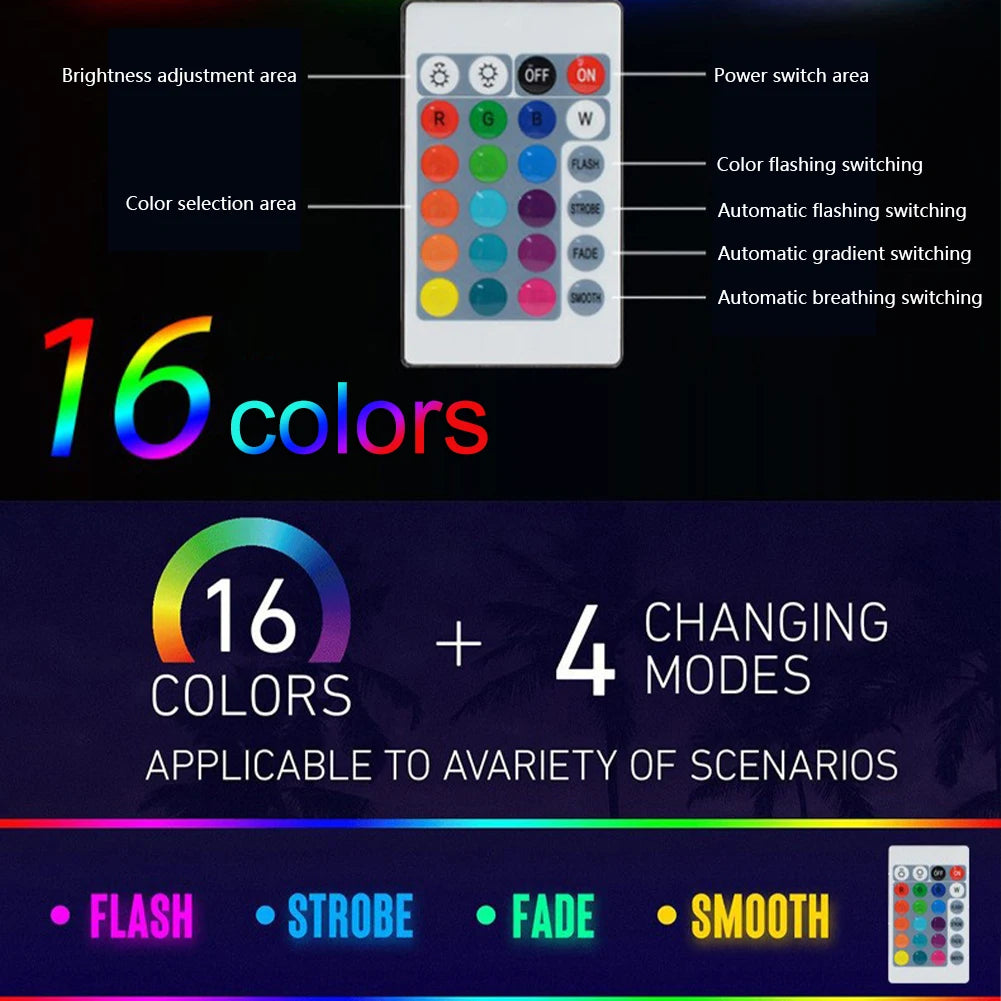 24 Inch Inflatable Outdoor Christmas Ball PVC Giant Inflatable Christmas Balls with Light/Remote Christmas Decorations Ball