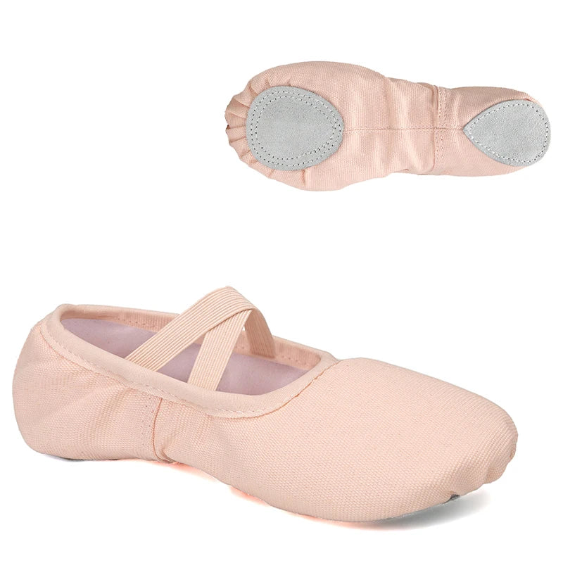Girls Ballet Shoes For Children Woman Kids Ballet Slippers Women Teacher Ballet Flats Practise Dancing Shoes Salsa Training Shoe