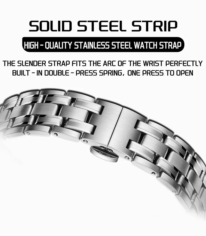 SANDA 2025 New Advanced Mechanical Watch Men's Waterproof Calendar Night Light Rotating Timing Circle Business Sports Watch