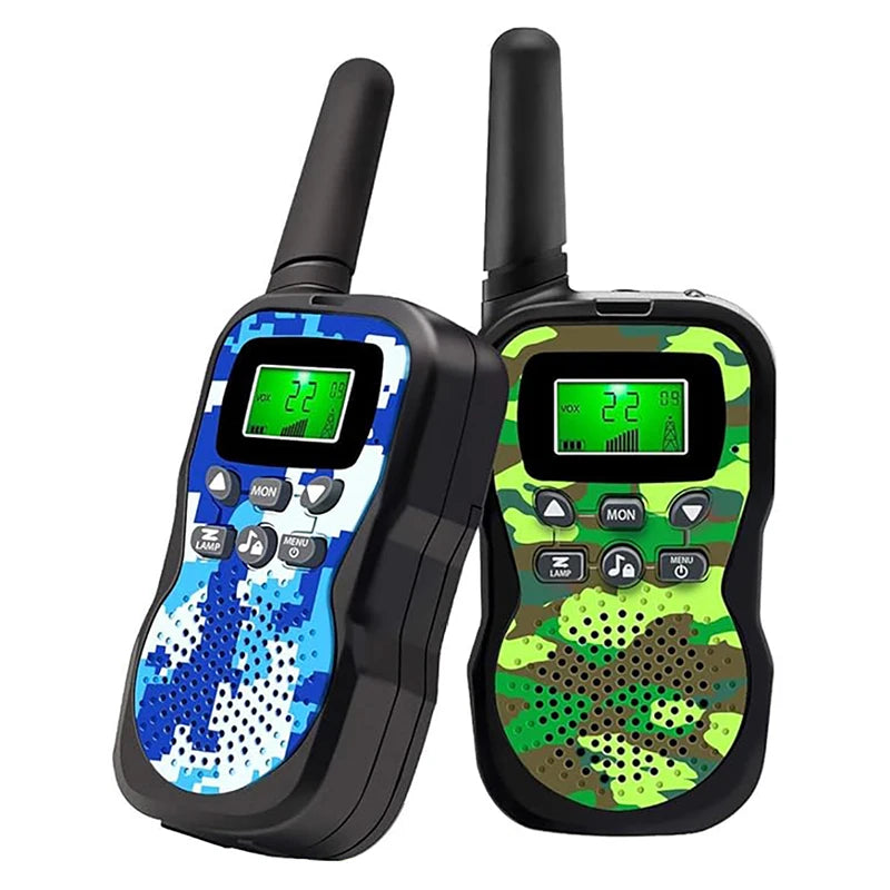 Walkie Talkies for Kids, 22 Channels 2 Way Radio Toy 3 KM Range, Best Christmas Birthday Gifts for 3-12 Year Old Kids to Outside