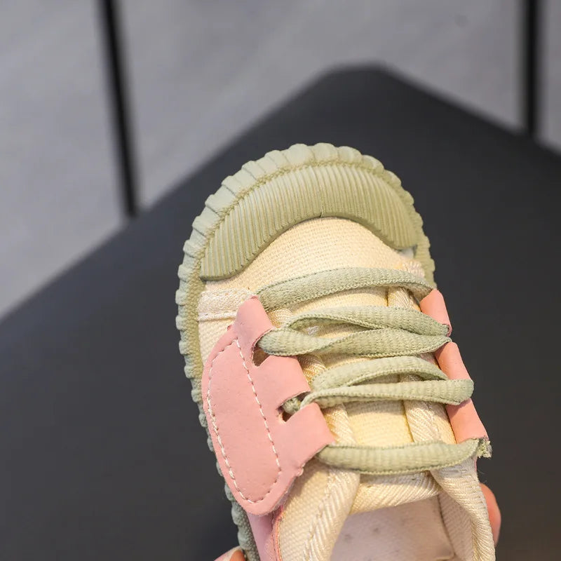 Baby Girls Boys Casual Shoes 2023 Spring Autumn Fashion Infant Toddler Kids Sneakers Comfortable Soft Sole Children Canvas Shoes