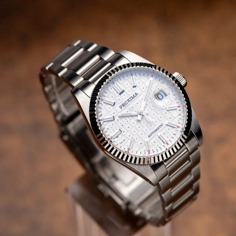 PX1690-JP 37mm Men Dress Watch Luxury Sapphire Keyboard Dial  Mechanical Watches Waterproof Luminous