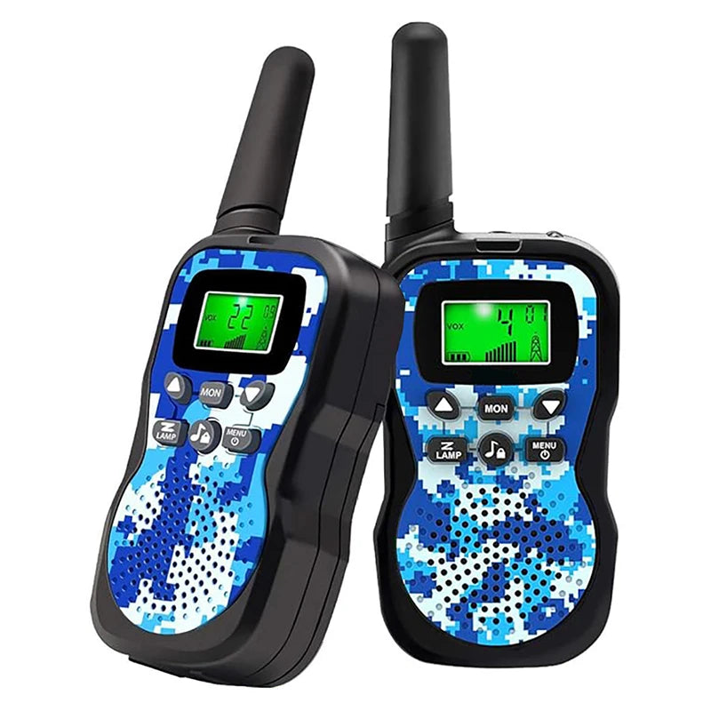 Walkie Talkies for Kids, 22 Channels 2 Way Radio Toy 3 KM Range, Best Christmas Birthday Gifts for 3-12 Year Old Kids to Outside