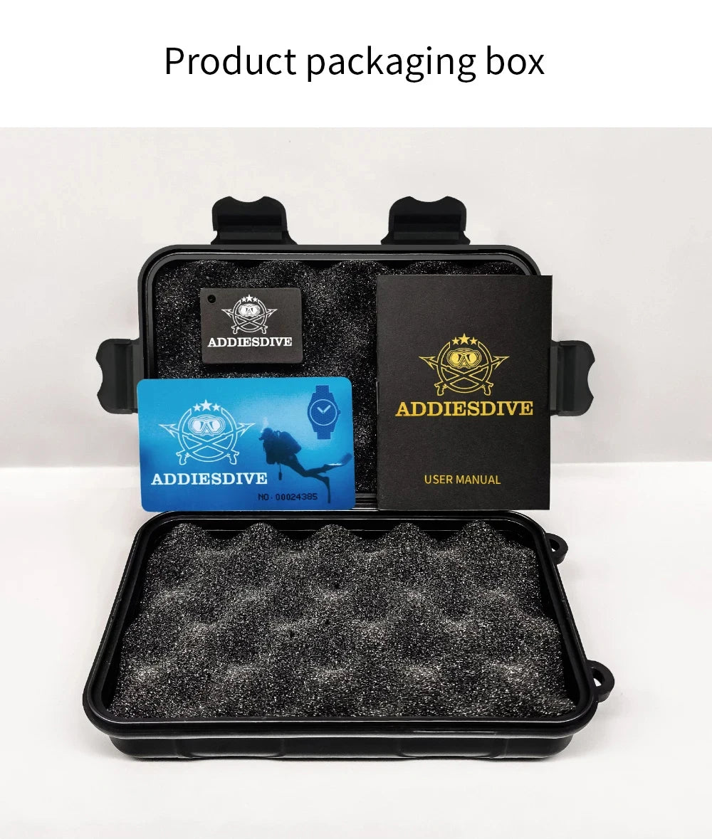 ADDIESDIVE Watches For Men Luxury Business Leisure Automatic Mechanical Men's Watch Fluorescent Waterproof 8215 316L Stainless