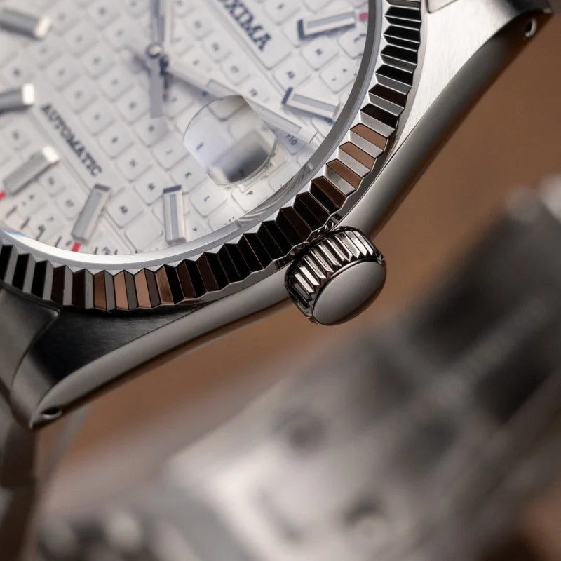 PX1690-JP 37mm Men Dress Watch Luxury Sapphire Keyboard Dial  Mechanical Watches Waterproof Luminous